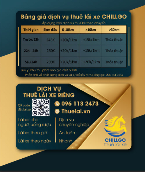 giá thuê lái xe hộ theo chuyến